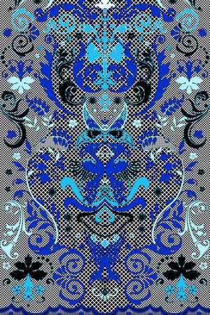 花卉图案印花华亿平台图片