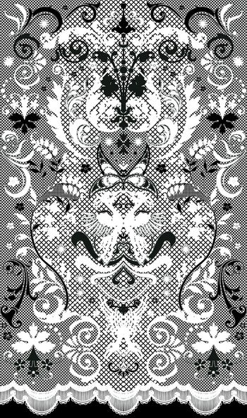 309652-网格花卉印花1