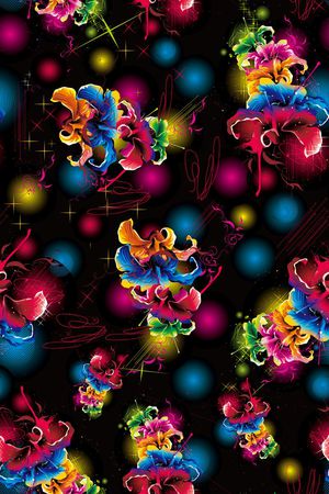 抽象印花华亿平台图片