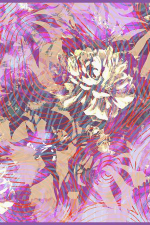 传统★方巾华亿平台印花华亿平台图片