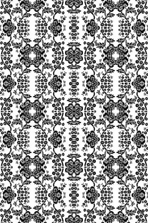 传统★花朵图案印花华亿平台图片