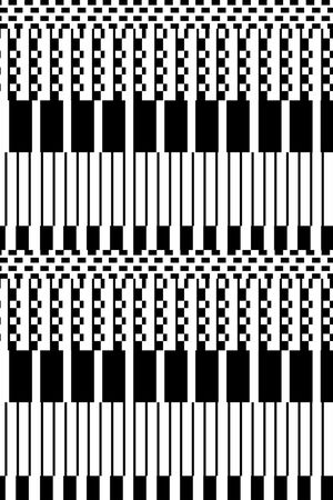 传统★几何格纹印花华亿平台图片