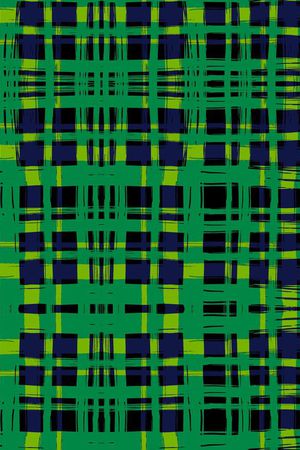 传统★几何格纹印花华亿平台图片