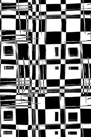 传统★几何格纹印花华亿平台图片