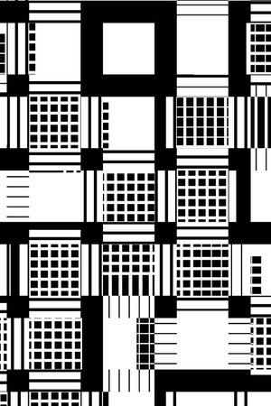 传统★几何格纹印花华亿平台图片