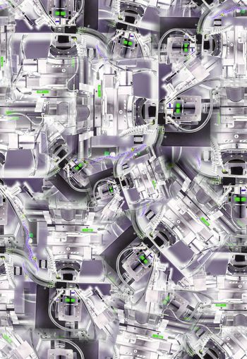 310625-抽象机器机械零件组合特别印花