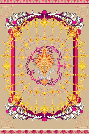 欧式宫廷印花华亿平台图片