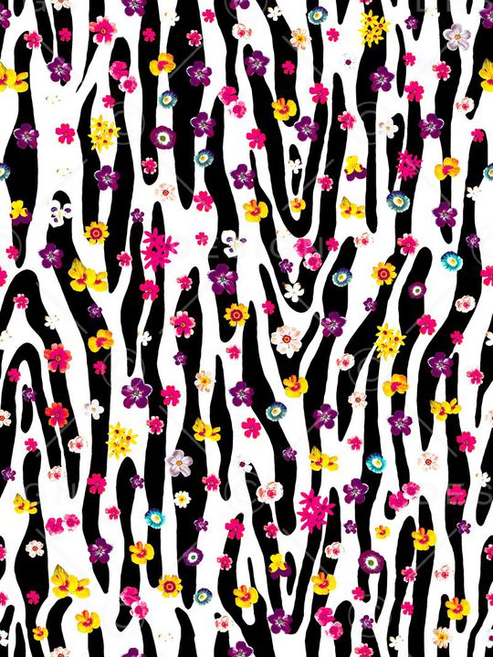 动物花卉印花华亿平台图片