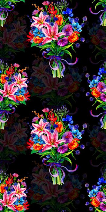 310835-手绘水彩鲜花女装