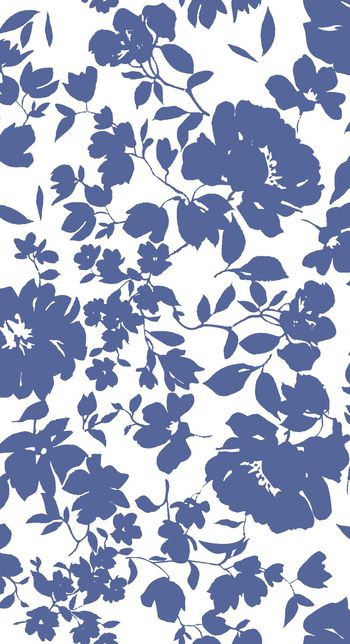 310842-单色剪影花卉