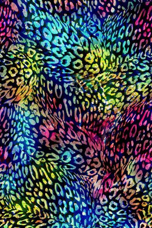 动物纹印花华亿平台图片