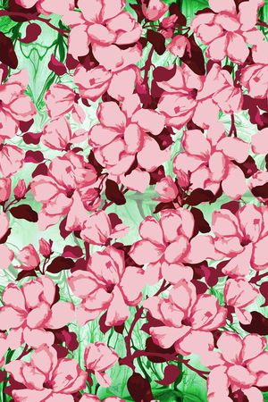 水彩风格印花华亿平台图片