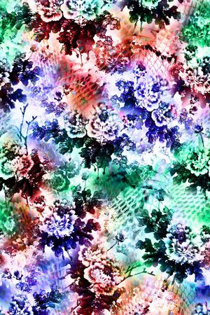 动物纹印花华亿平台图片