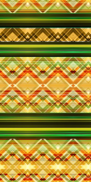 311126-渐变几何条纹三角图形男装衬衫华亿平台