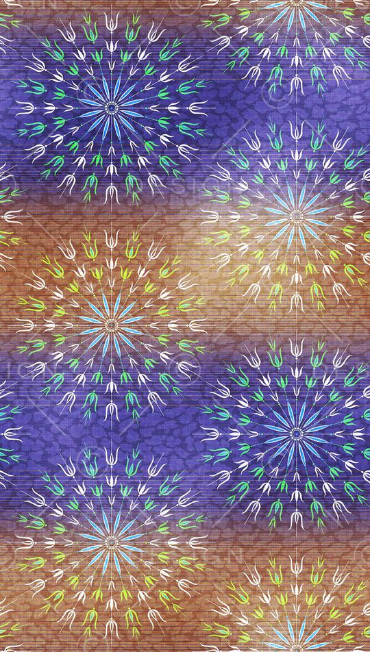 现代流行印花华亿平台图片