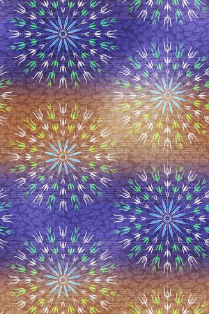 现代流行印花华亿平台图片