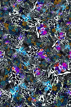 数码★动物类印花华亿平台图片