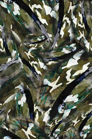 数码★抽象图案印花华亿平台图片