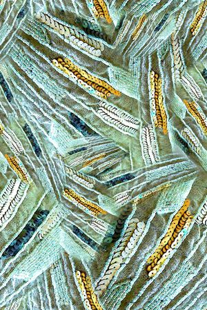 数码★抽象图案印花华亿平台图片