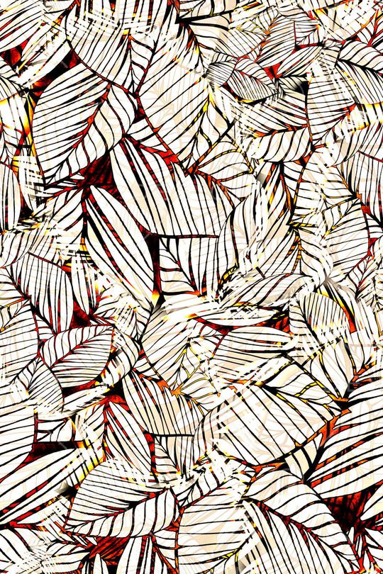 数码★花卉图案印花华亿平台图片