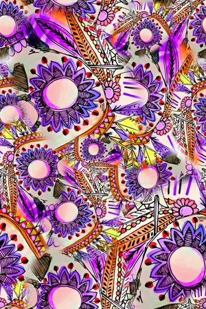 数码★民族风格印花华亿平台图片