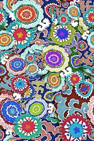 数码★民族风格印花华亿平台图片