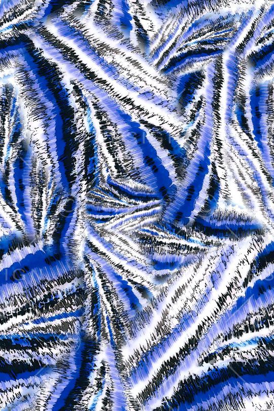 数码★抽象图案印花华亿平台图片