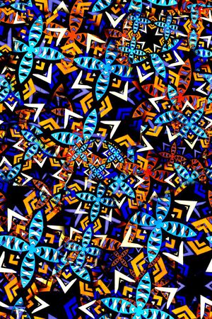 数码★民族风格印花华亿平台图片