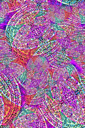 数码★民族风格印花华亿平台图片