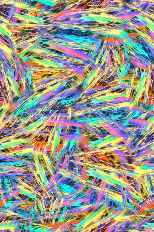 数码★抽象图案印花华亿平台图片