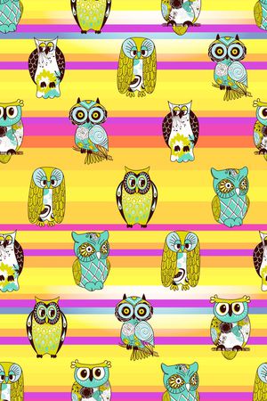 猫头鹰印花华亿平台图片