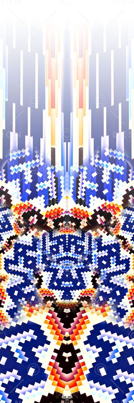 数码★几何格纹印花华亿平台图片