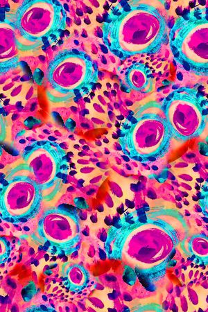 数码★抽象图案印花华亿平台图片