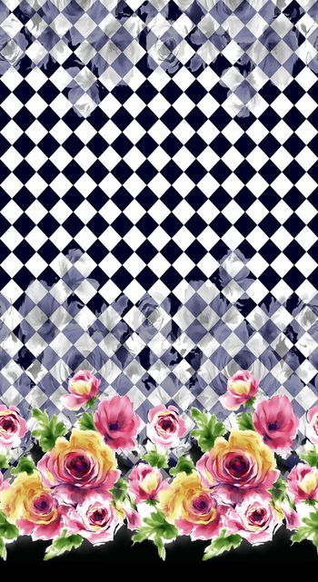 311554-断版定位牡丹花设计