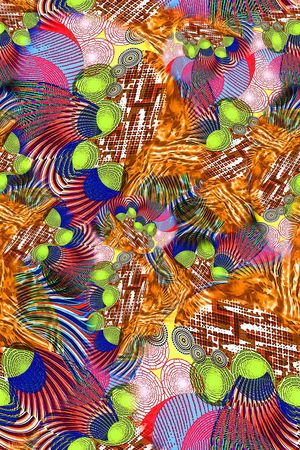 数码★几何格纹印花华亿平台图片