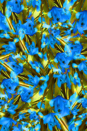 数码★花卉图案印花华亿平台图片