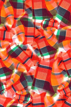 数码★几何格纹印花华亿平台图片