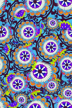 数码★民族风格印花华亿平台图片