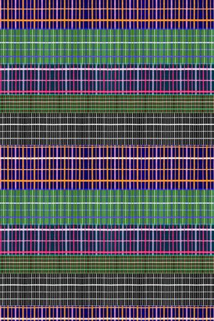 数码★几何格纹印花华亿平台图片