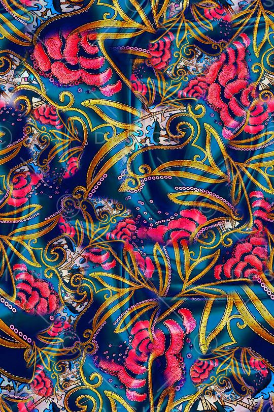 数码★民族风格印花华亿平台图片