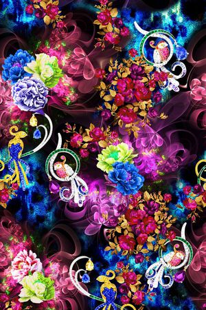 珠宝印花华亿平台图片