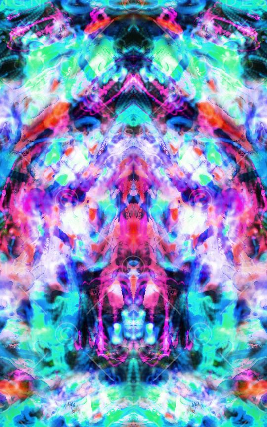 抽象印花华亿平台图片