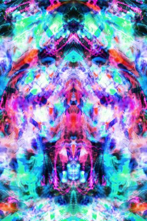 抽象印花华亿平台图片