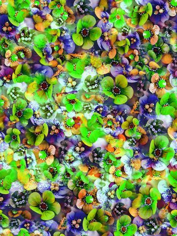 312350-多彩花卉花朵小花小碎花水彩效果合租