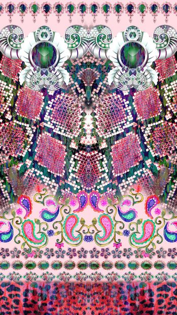 312357-定位动物纹蛇纹豹纹珠宝宝石佩斯利腰