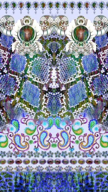 312358-定位动物纹蛇纹豹纹珠宝宝石佩斯利腰