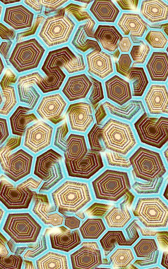 数码★抽象图案印花华亿平台图片