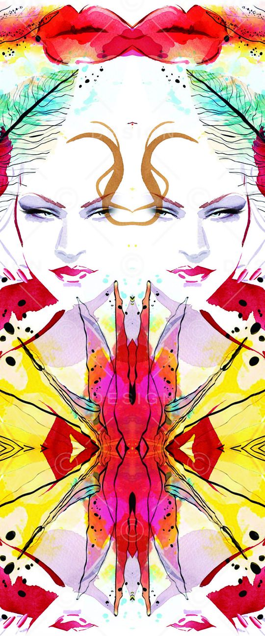 水彩印花华亿平台图片