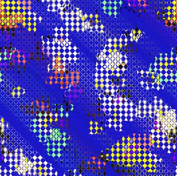 314231-几何菱形地图棋格图案1