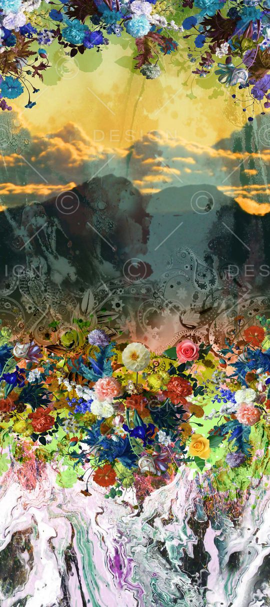 风景印花华亿平台图片